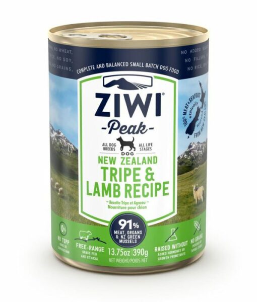 14 10 - ZiwiPeak - Tripe & Lamb Recipe Canned Dog Food (390 g)