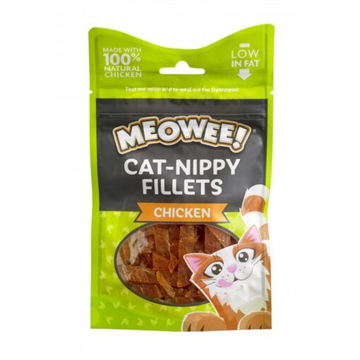 17118 meowee cat nippy fillets pack - Meowee! Cat-nippy Fillets Chicken 35g