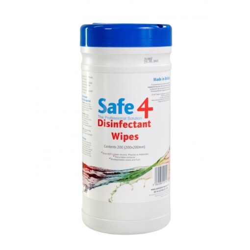 200 wipes - Safe4 Disinfectant Wipes