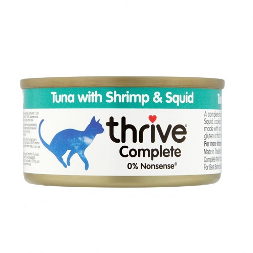 Thrive Complete Cat Tuna w Shrimp Squid 75g - Thrive - Complete Chicken&Liver with Vegetable (75 g)