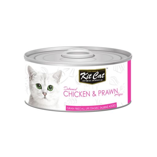 KitCat Deboned Chicken Prawn 1 - Kit Cat - Chicken & Prawn (80g)