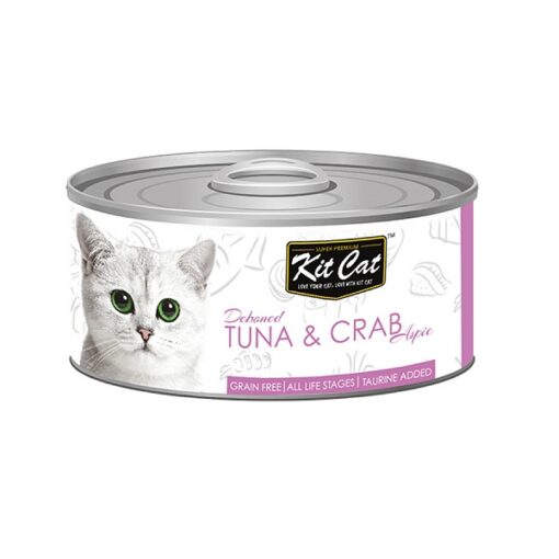 KitCat Deboned Tuna Crab 1 - Kit Cat - Tuna & Crab (80g)