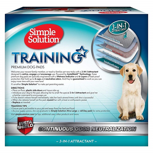 Training Pads 100 4 - Simple Solution - Premium Dog and Puppy Training Pads Pack of 100