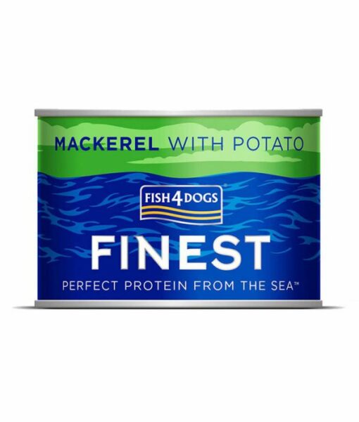 300760 1 - Fish4Dogs - Mackerel Complete Wet Dog Food (185g)