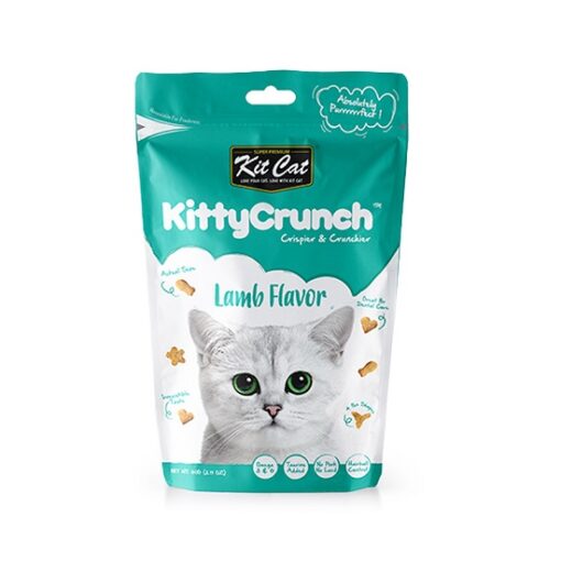 KitCat Kitty Crunch Lamb Flavor 1 - Kitty Crunch Seafoods Flavor (60g)
