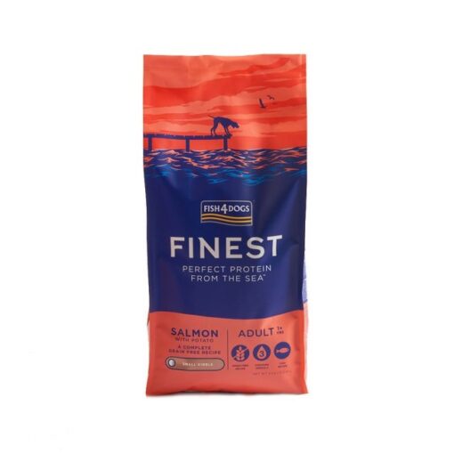 Fish4Dogs Salmon Adult Small Kibble - Armitage Goodboy Chewy Chicken Fillets 320G Value Pack