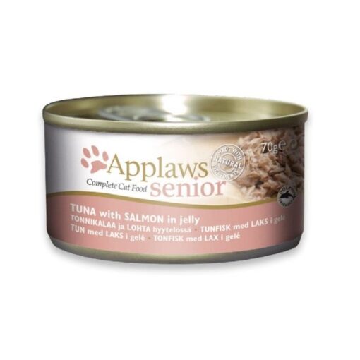 431952 3 - Applaws Cat Senior Tuna with Salmon in Jelly Tin 70g