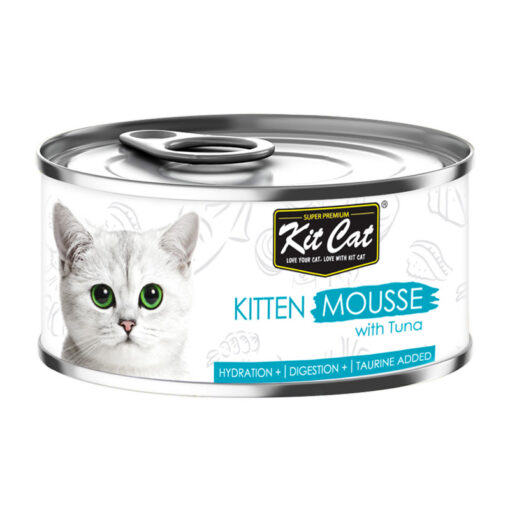 Kit Cat Kitten Tuna Mousse 1 - Kit Cat - Kitten Mousse with Tuna 80g