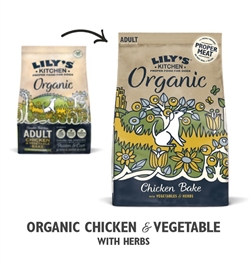 LK Organic chicken and veg1 - Lily's Kitchen Puppy Recipe w/ Chicken, Salmon & Peas