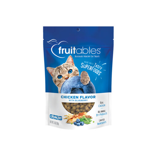 Fruitables Chicken Flavor with Blueberry Cat Treats 70g