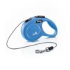 300913 blue 1 - Flexi New Classic Cord Retractable Dog Leash