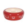 574170rge - Zolux No Waste Ceramic Cat Bowl Buffet Red