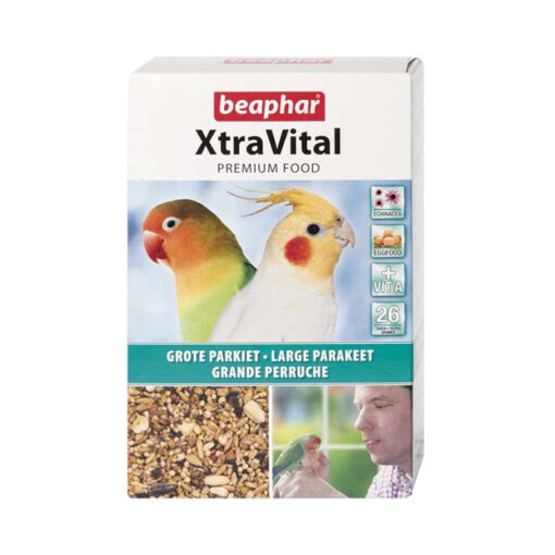 xtravital large parakeet feed 3 1 - Beaphar XtraVital Large Parakeet New Formula