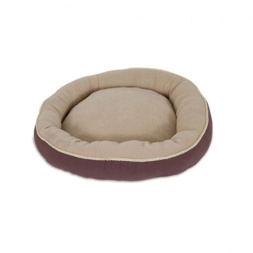 28375 D - Petmate Aspen Pet 18" Round Bed With Eliptical Bolster SSS D