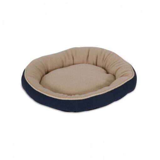 28375B B - Petmate Aspen Pet 18" Round Bed With Eliptical Bolster SSS B