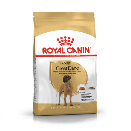ad gdane packshot bhn18 med. res. basic - Royal Can Breed Health Nutrition Great Dane Adult