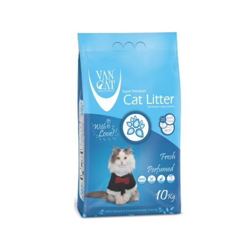 fresh scent 10 kg 1000x1000 1 - Van Cat White Bentonite Clumping Cat Litter Grey 10L