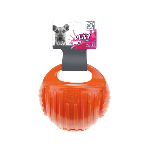 m pets arco ball orange dog toy s 1 - M-Pets Arco Ball Orange Dog Toy S