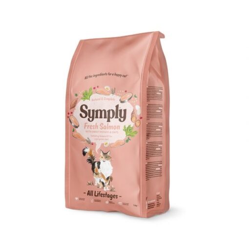 symply cat 01 - Symply Cat Dry Food with Salmon - All Life Stages