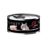 wetfood turkey cat - Alpha Spirit Wet Food TURKEY for Cats 85g