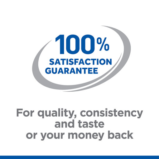 100 satisfaction 1 - Hill’s Science Plan Senior Vitality Medium Mature Adult 7+ Dog Food With Chicken & Rice