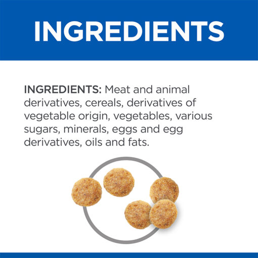Cat Senior Vitality Chicken Ingredients - Hill’s Science Plan Senior Vitality Mature Adult 7+ Cat Food With Chicken & Rice