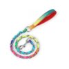 panda chain rainbow leash 25mm110cm17121927 - Golden Panda Chain Rainbow Leash