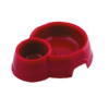 georplast mon ami double plastic pet bowl red - Georplast Mon Ami Double Plastic Pet Bowl Red