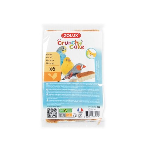 137051 - Zolux Crunchy Cake Growth Biscuits - 6pcs