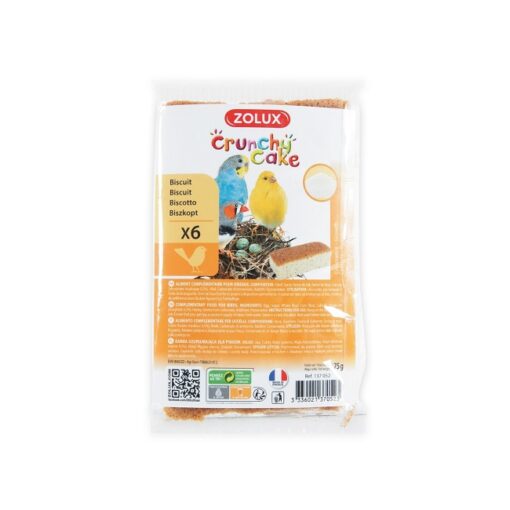 137052 - Zolux Crunchy Cake Honey Biscuits - 6pcs