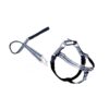 2h1655 3 - Hounds Freedom No Pull Harness And Leash Reflective Black