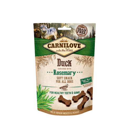 carnilove duck enriched with rosemary soft snack for dogs 200g1 - Carnilove Duck Enriched With Rosemary Soft Snack For Dogs