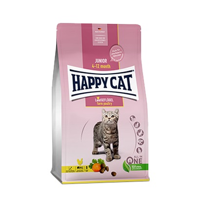 happy cat trockenfutter young junior landgefluegel product - Schesir Kitten Dry Food Maintenance With Chicken