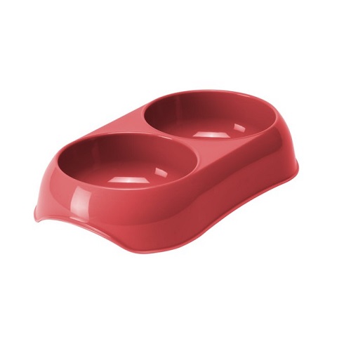 moderna gusto food bowl red - Moderna Double Gusto-Food Bowl Red
