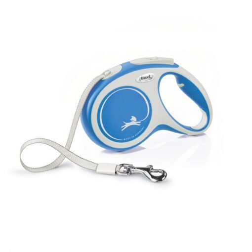 301548 blue 1 1 - Flexi New Comfort Tape Dog Leash Blue L5M