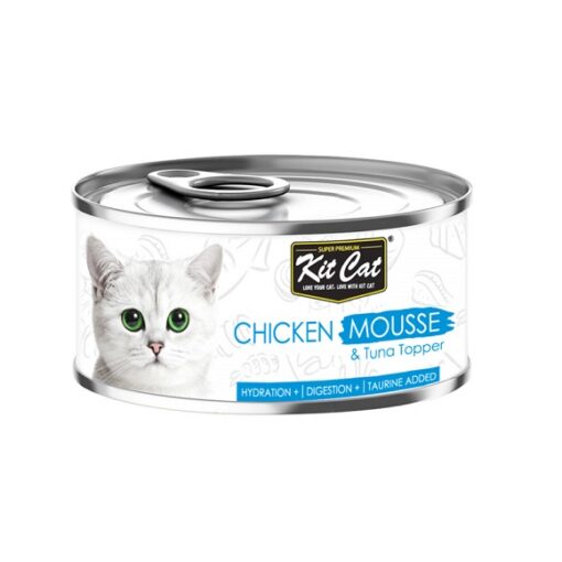chicken mousse Tuna 1 - Kit Cat Chicken Mousse with Tuna Topper 80g