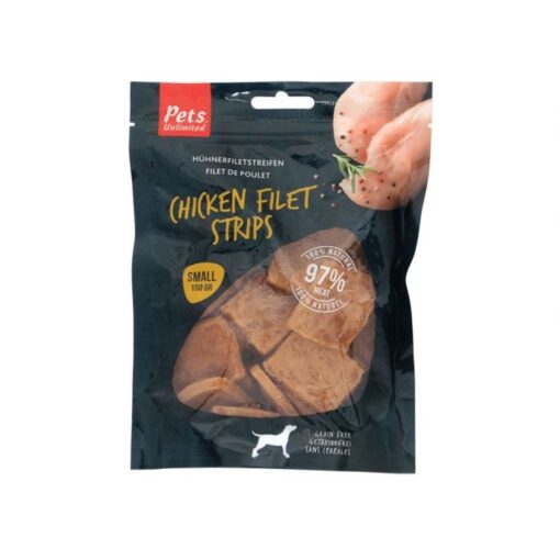 - Pets Unlimited Chicken Filet Strips Small