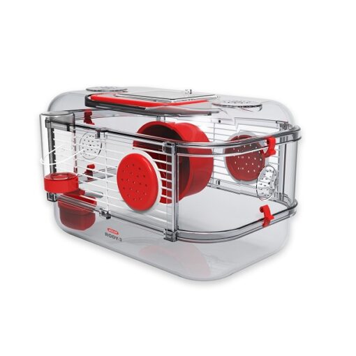 206011 - Rody 3 Mini Rodent Cage - Grenadine Red