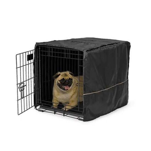 24 Black Polyster Crate Cover - M-PETS Giro Carrier S (L51,6 X W32,7 X H29,6cm)