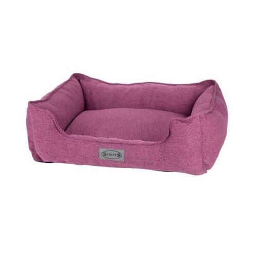 300335 beryy 3 - Scruffs Manhattan Box Dog Bed Berry Purple