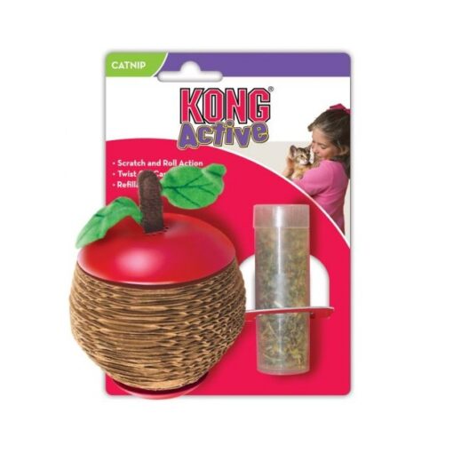 5450599 - Kong Cat Toy Scratch Apple with Catnip