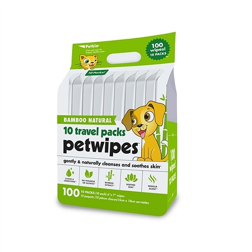 5573 1000x1000 1 - Petkin Bamboo Travel Pack Wipes 100 Ct