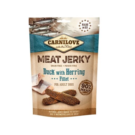 CL MJ Duck Herring 3D - Carnilove Jerky Snack Lamb With Salmon Fillet 100g