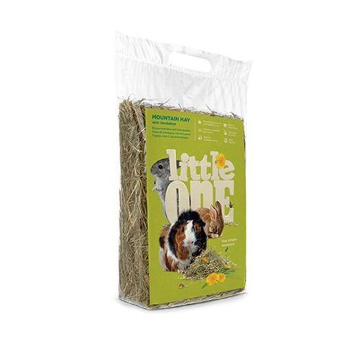 Little One Mountain hay with dandelion - Little One Snack Berry Mix 200g