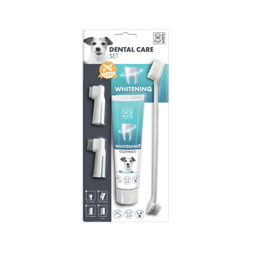 M PETS Dental Care Set Whitening Toothpaste Kit - M-PETS Dental Care Set Whitening Toothpaste Kit