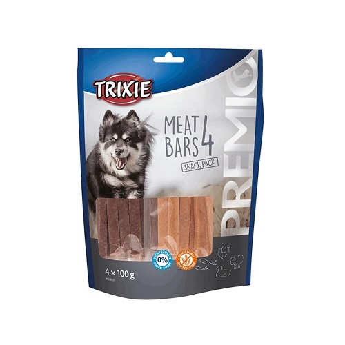 Trixie Premio 4 Meat Bars Dog Treats 100G - Trixie Premio 4 Meat Minis Dog Treats 4X100g