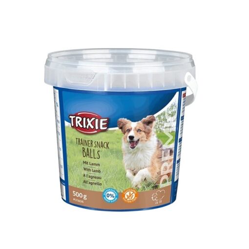Trixie Premio Trainer Snack Lamb Balls Dog Treats 500 - Trixie Premio Trainer Snack Lamb Balls Dog Treats 500g