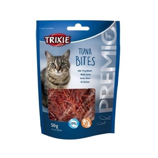 Trixie Premio Tuna Bites Cat Treats 50g - Trixie Premio Tuna Sandwiches Cat Treats 50g