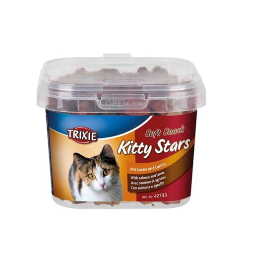 Trixie Soft Snack Kitty Stars Cat Treats 140g - Trixie Dried Fish Cat Treats 50g