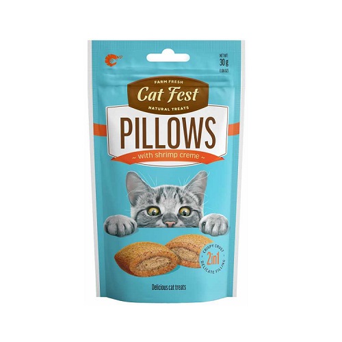 cat fest pillows with shrimp cream - Cat Fest Pillows With Crab Cream
